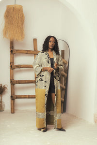 Alaafia Kimono - Olive green